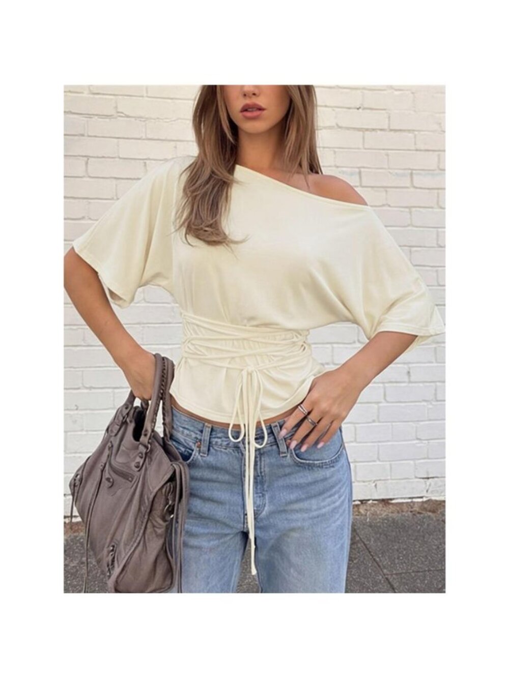 Boat Neck Short Sleeve T-Shirt